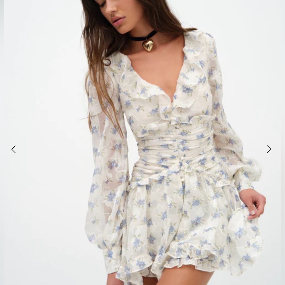 NWT For Love and Lemons Jayleen Mini Dress